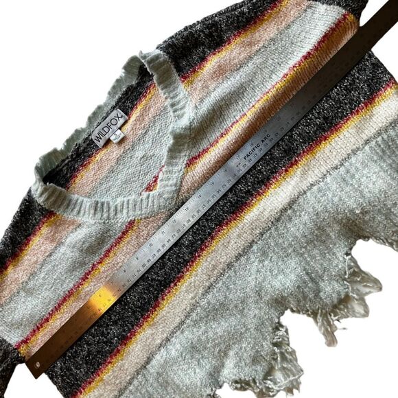 Wildfox Harester Spade Fair Isle Cropped Sweater - Picture 8 of 12